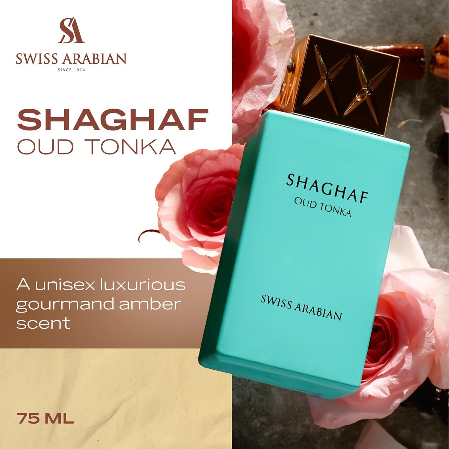 SHAGHAF OUD TONKA Swiss Arabian 75ml 香水 Buy Swiss Arabian Shaghaf Oud Tonka Eau De Parfum For Men & Women